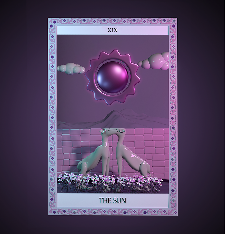 CANINE TAROT DECK (3D) — 3