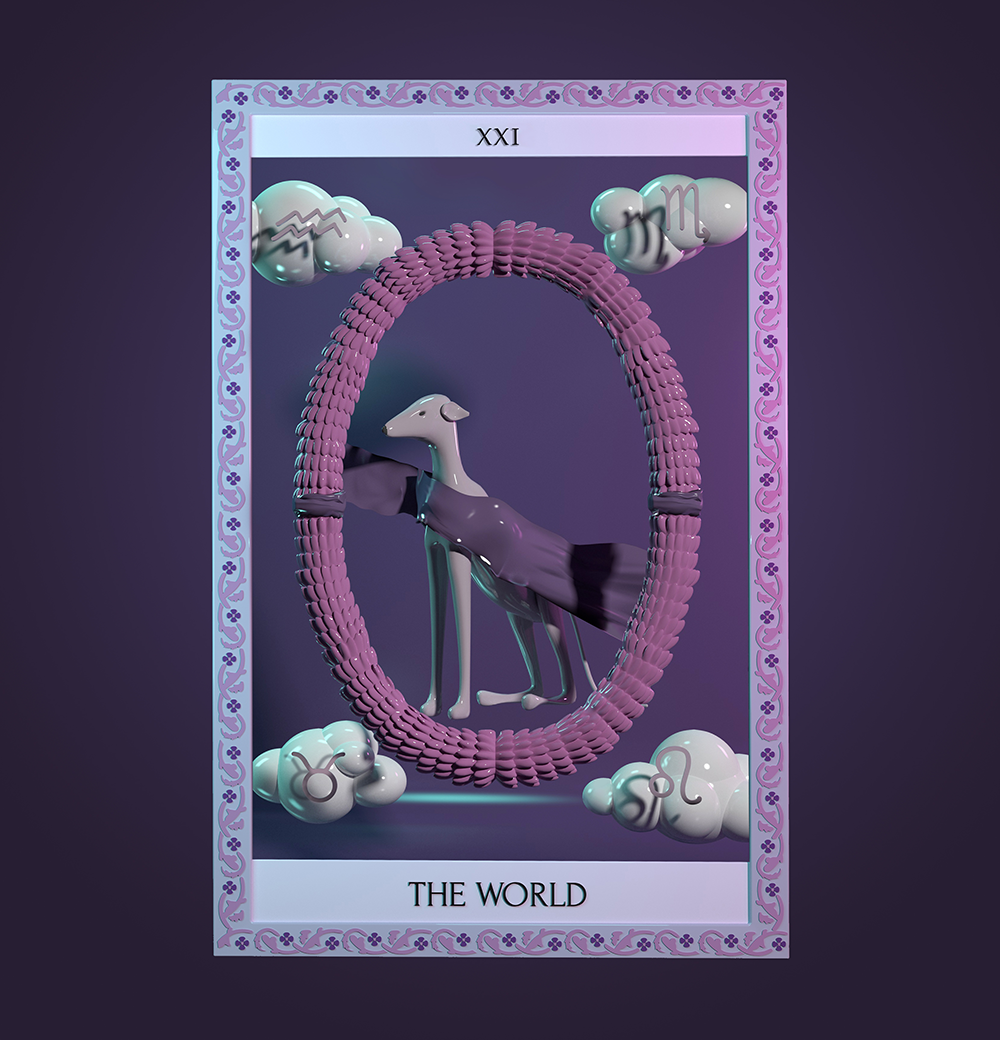 CANINE TAROT DECK (3D) — 5