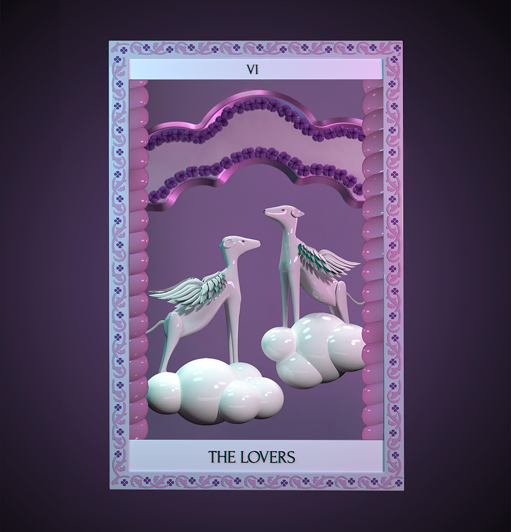 CANINE TAROT DECK (3D) — 8