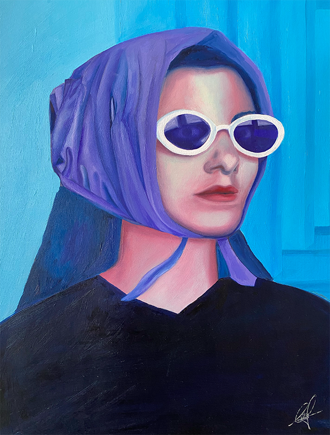 GIRL WITH SUNGLASSES — 1