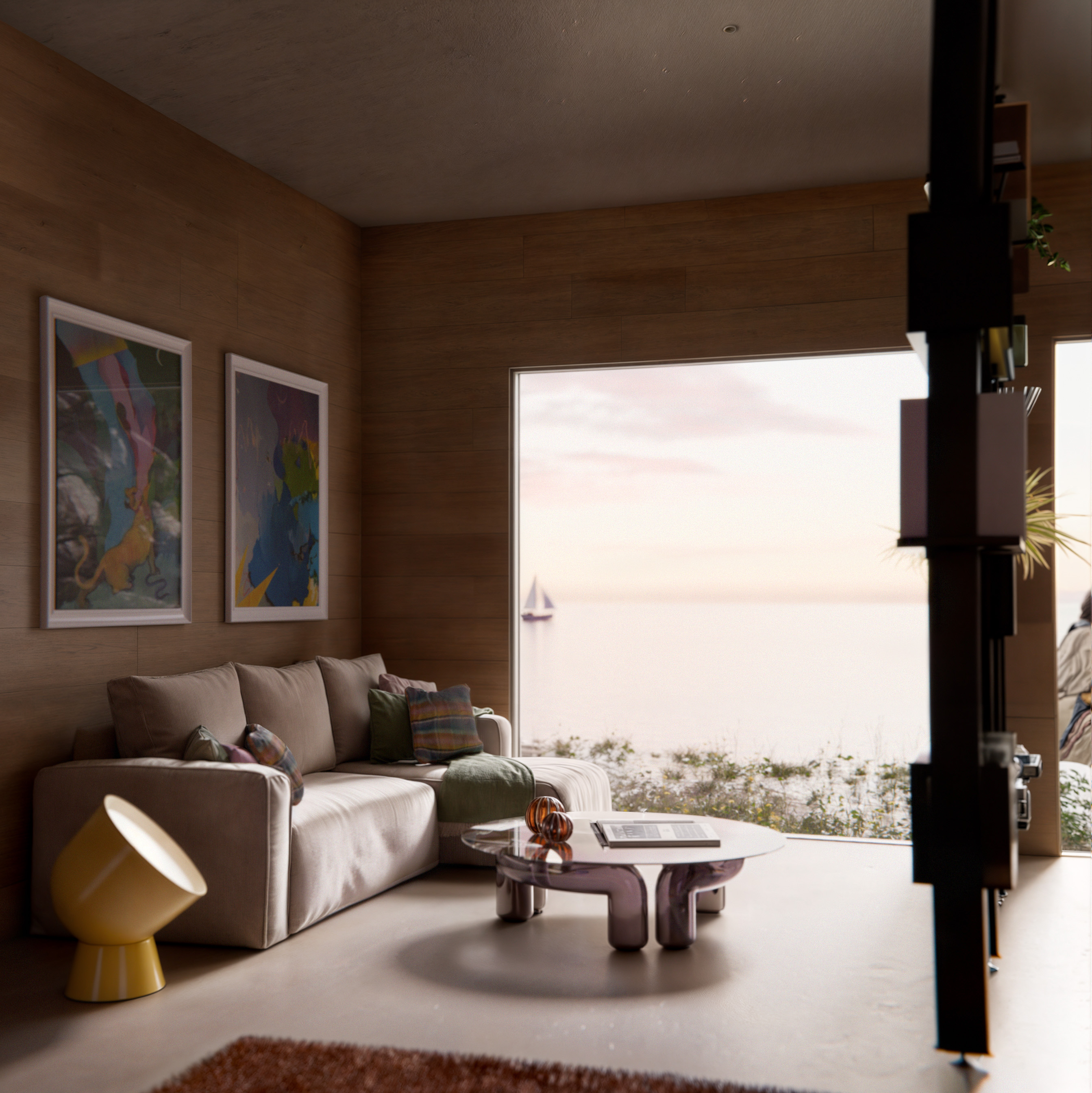 LIVING ROOM BY THE SEA — 3
